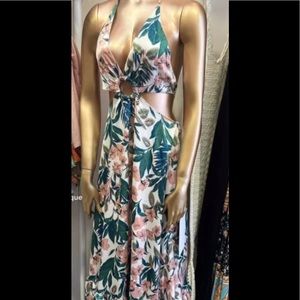 Floral maxi dress